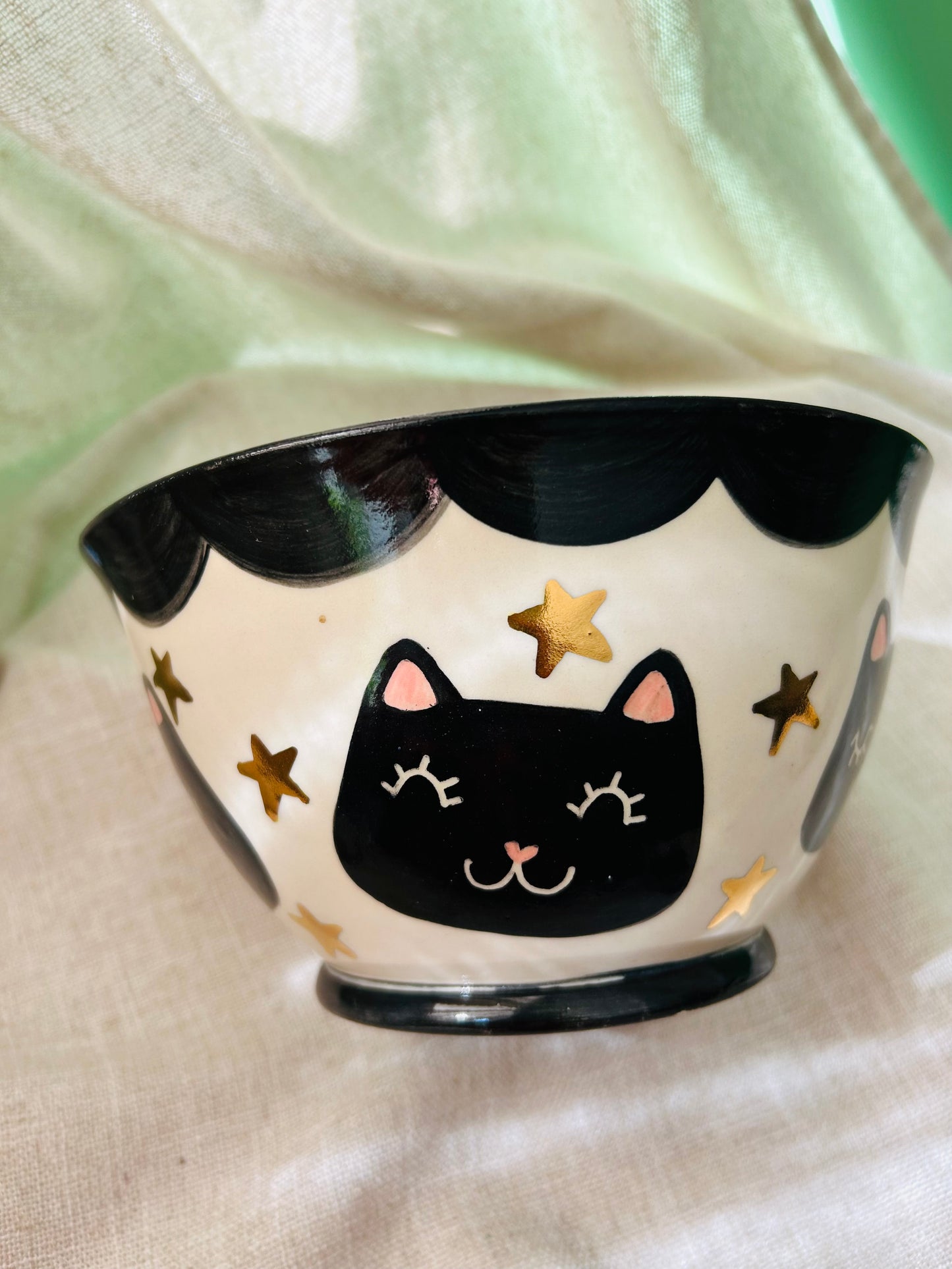 Cat Ramen Bowl- Starry