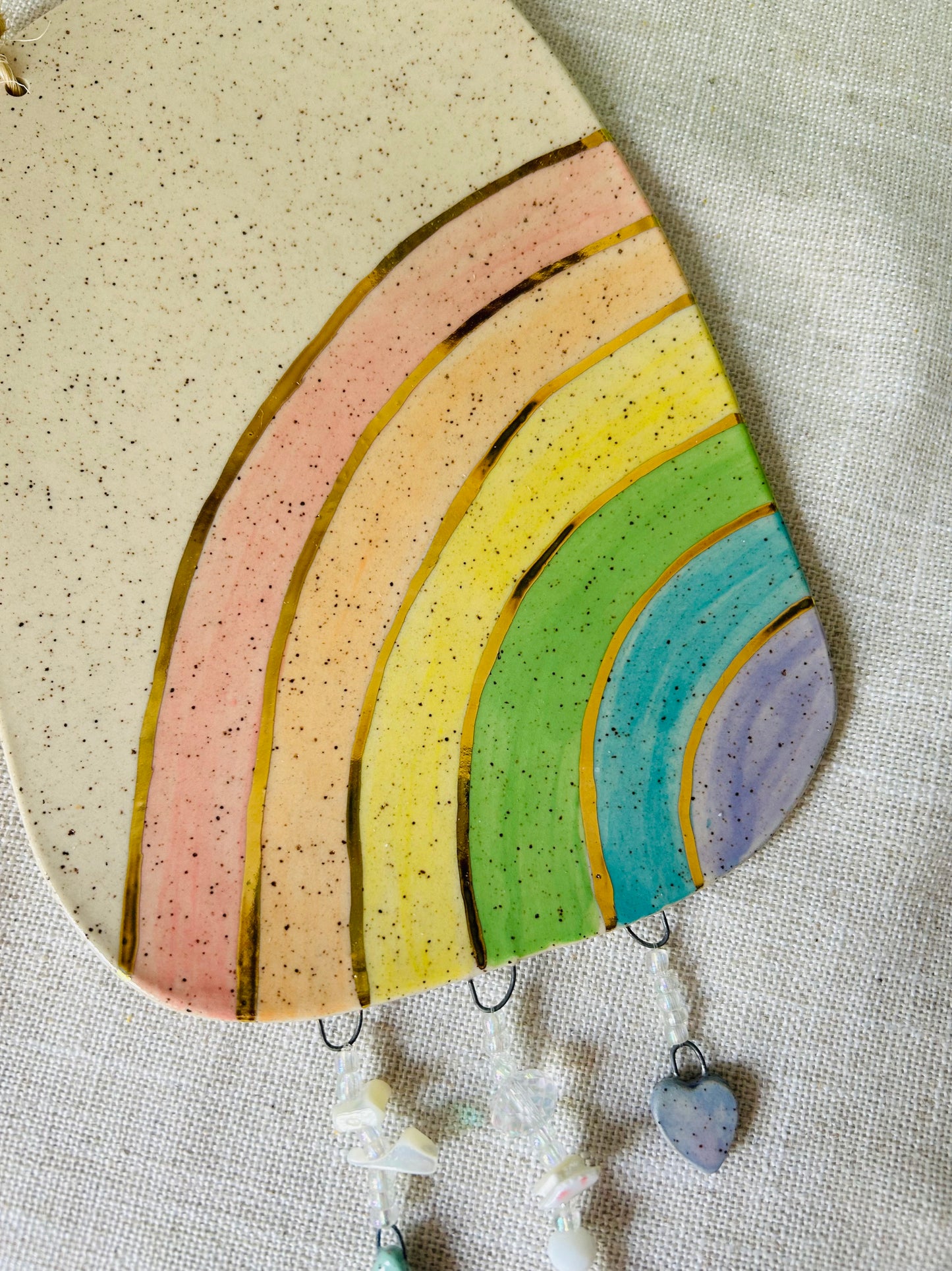 Rainbow Wall Decor: Beachy