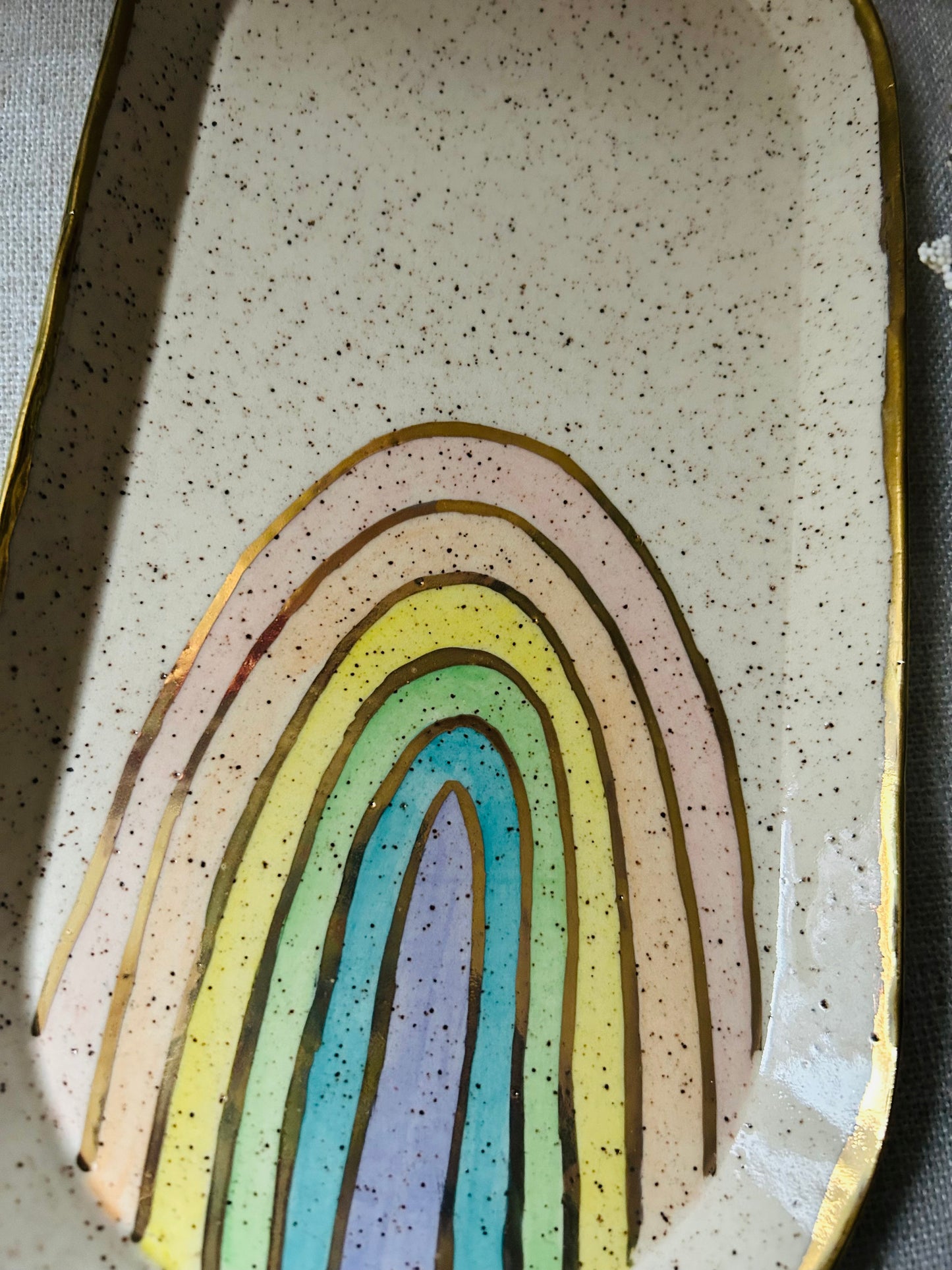 Rainbow Large Dish