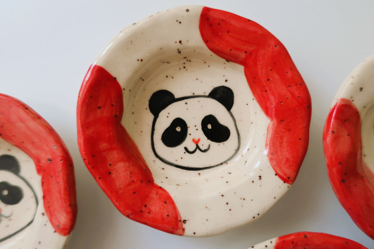 Panda Mini Round Trinket Dish
