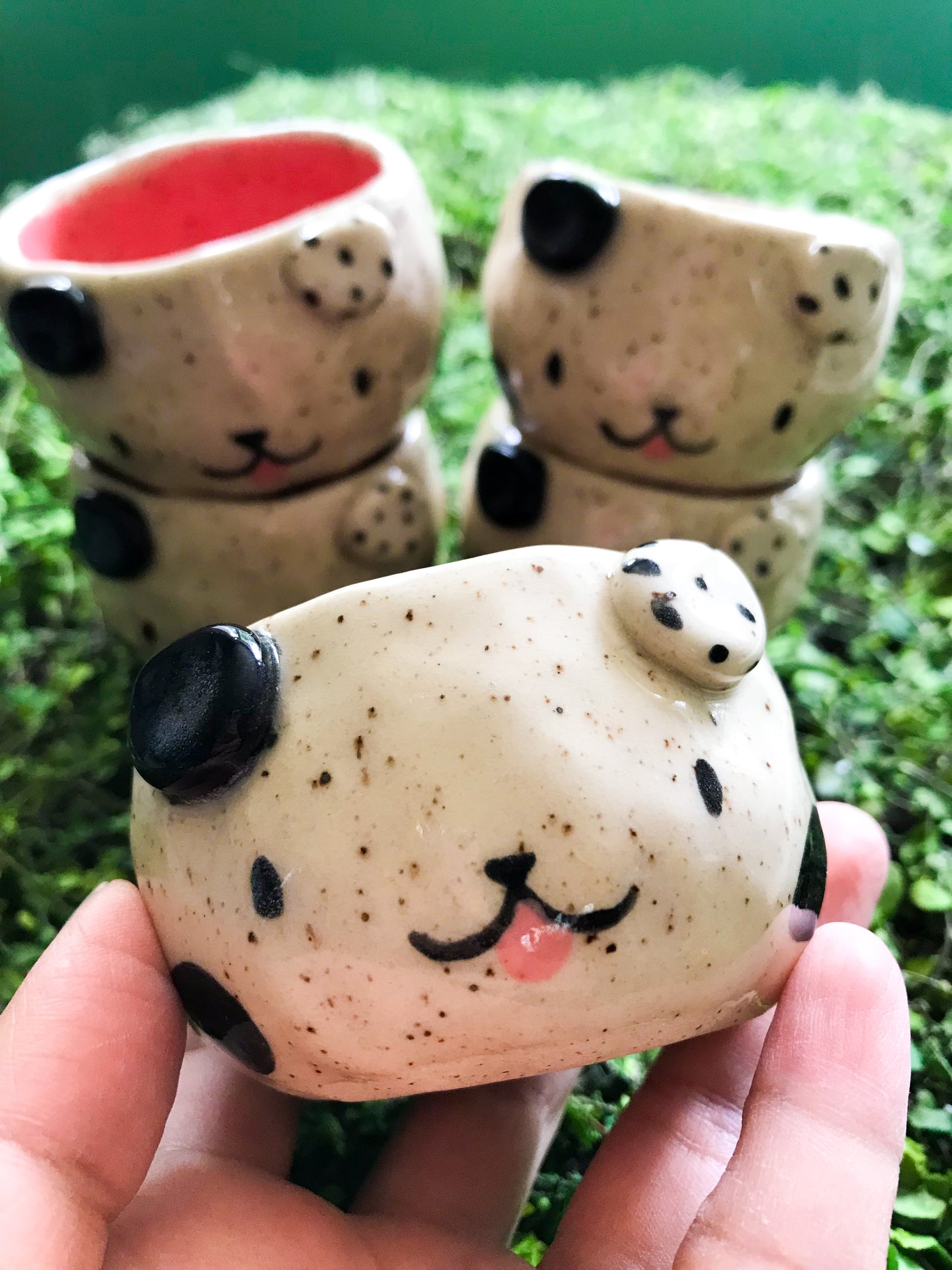 Dog Espresso Cup or Shot Glass- Dalmatian