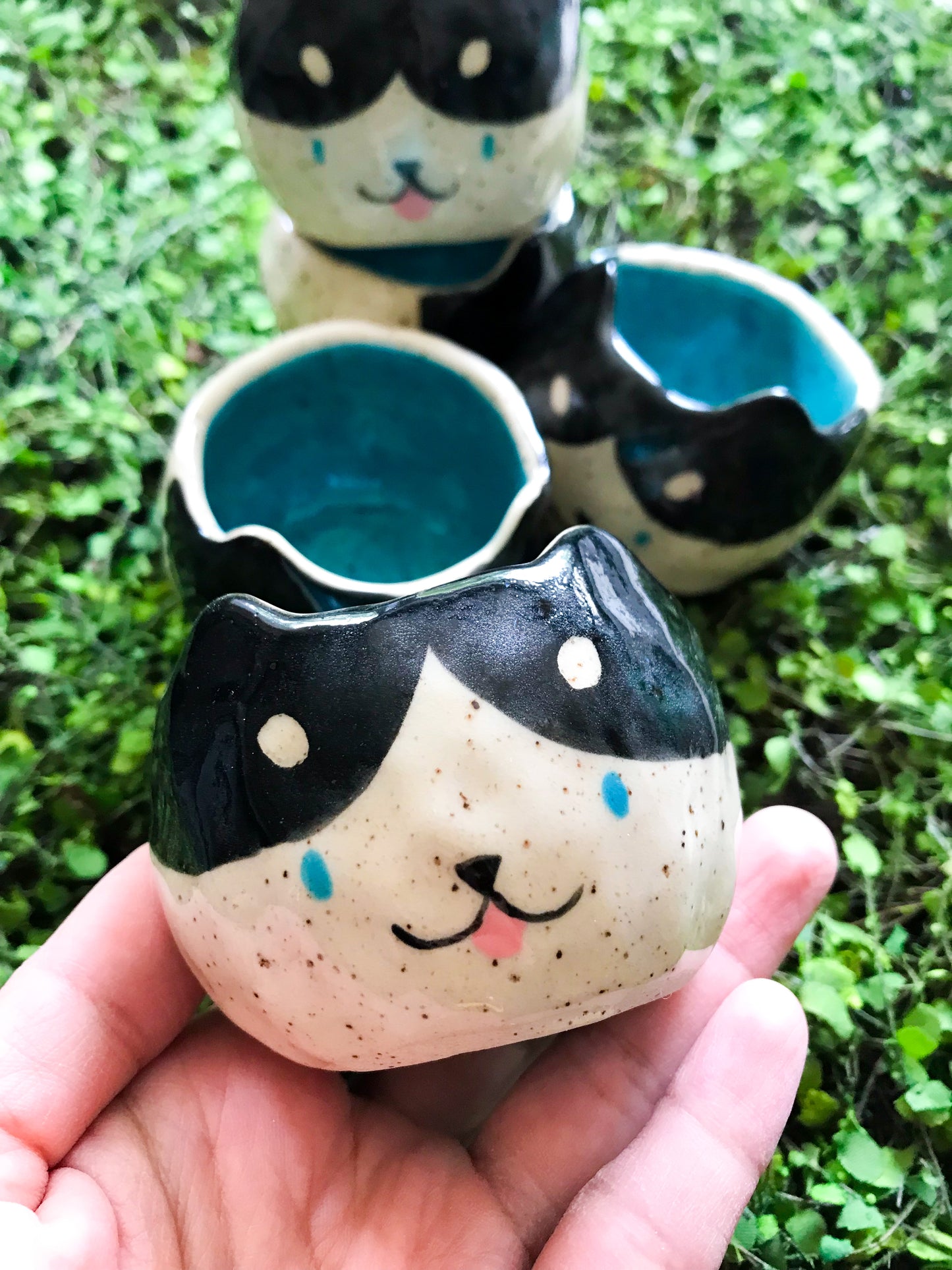 Dog Espresso Cup or Shot Glass- Husky