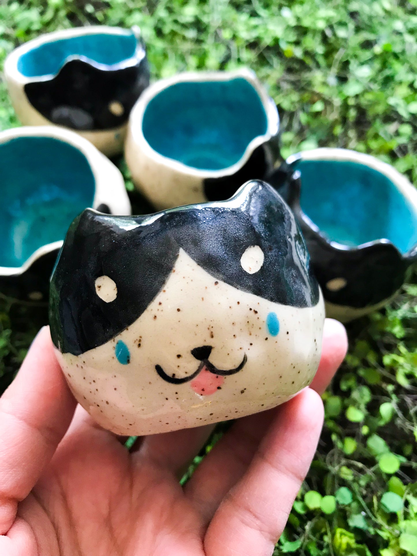 Dog Espresso Cup or Shot Glass- Husky