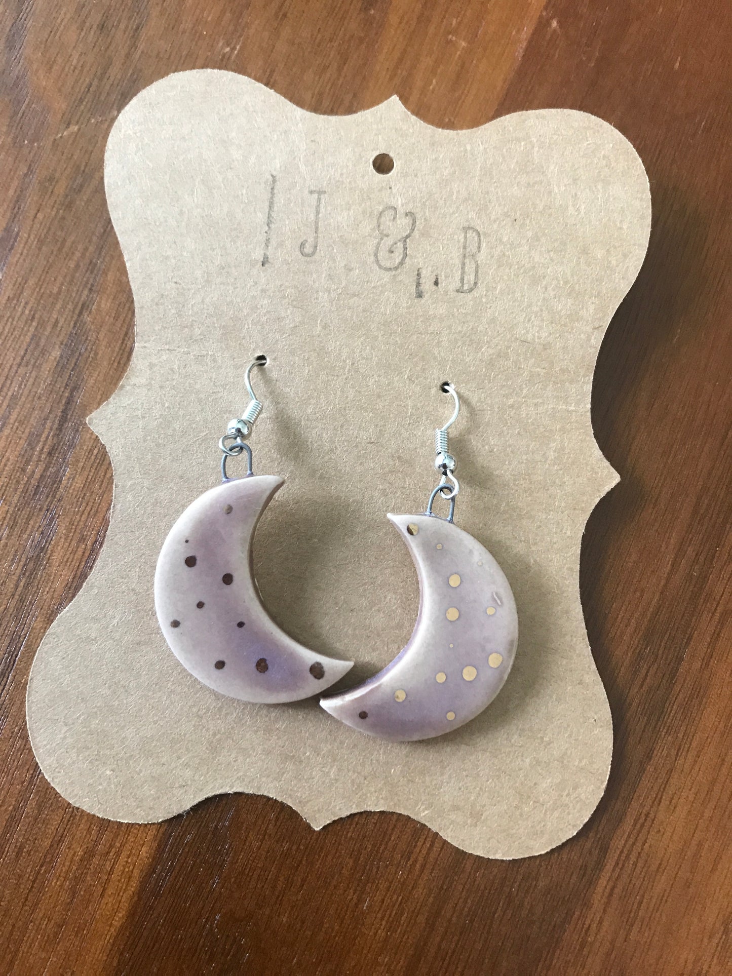 Moon Earrings - Lavender Rising