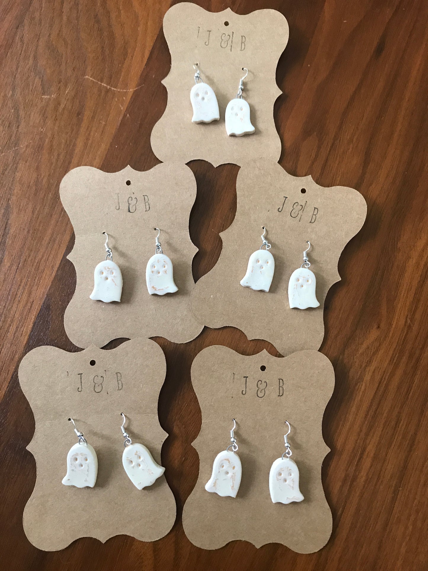 Ghost Earrings - Popcorn