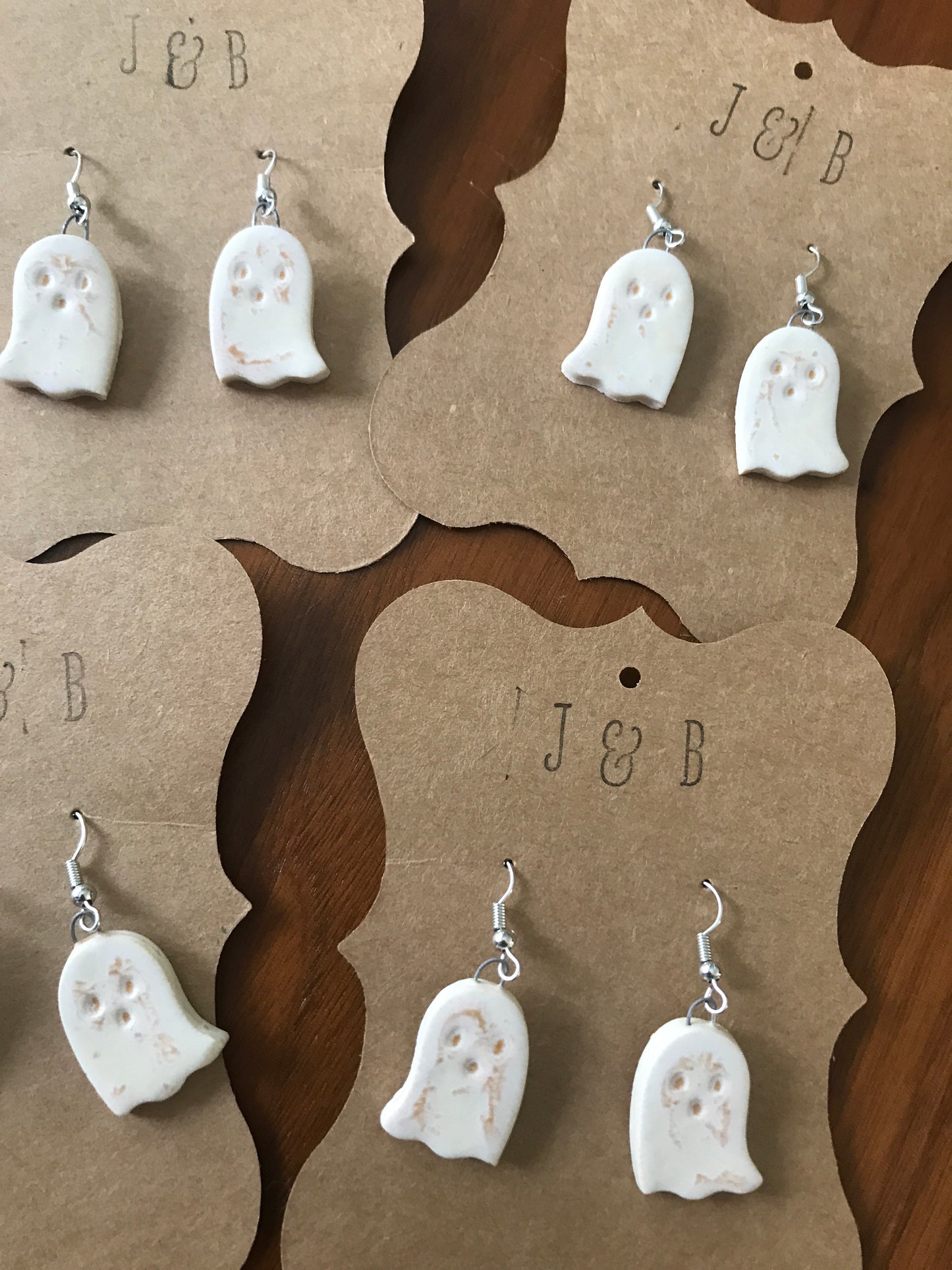 Ghost Earrings - Popcorn
