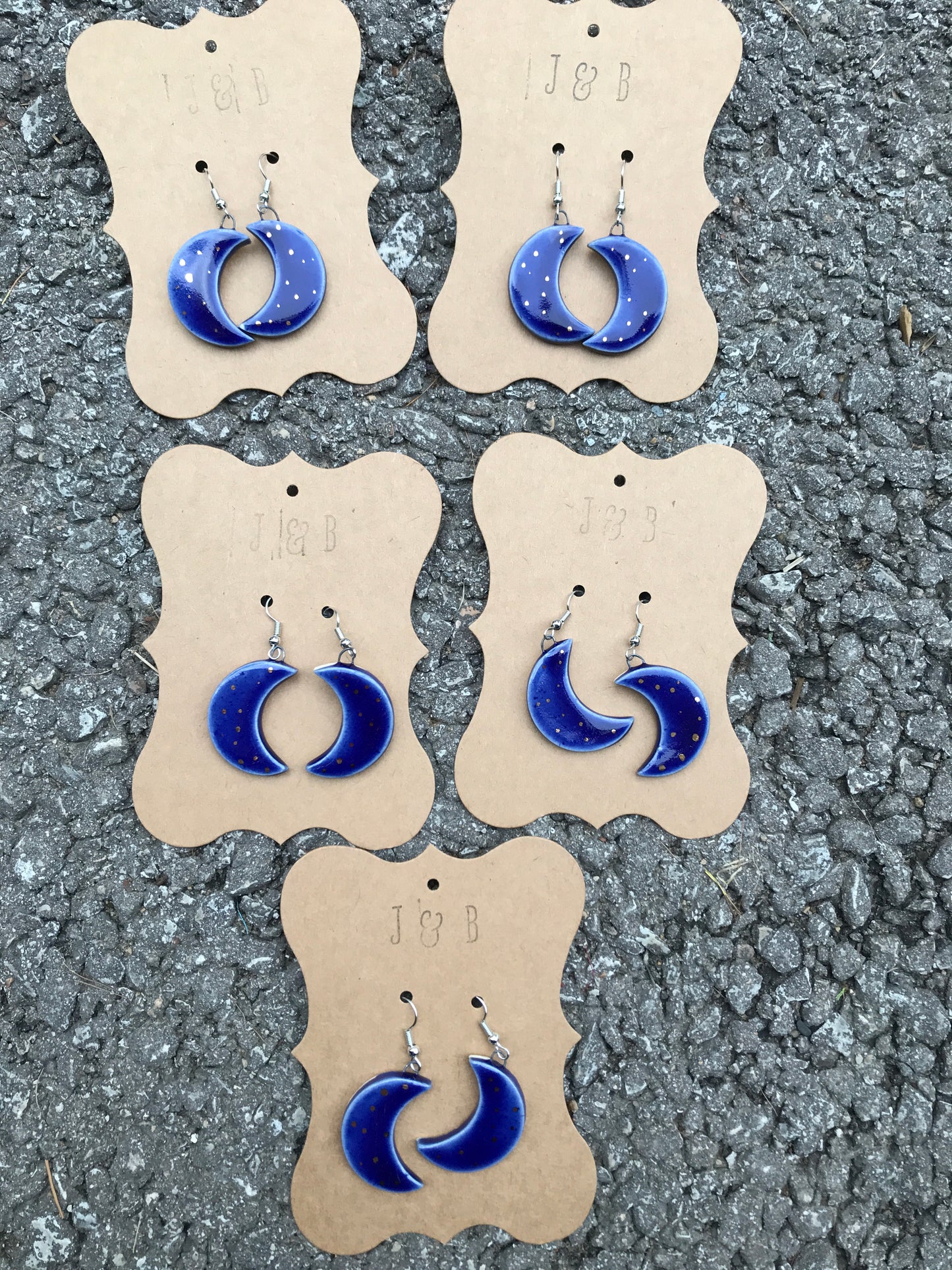 Moon Earrings - Once in a Blue Moon