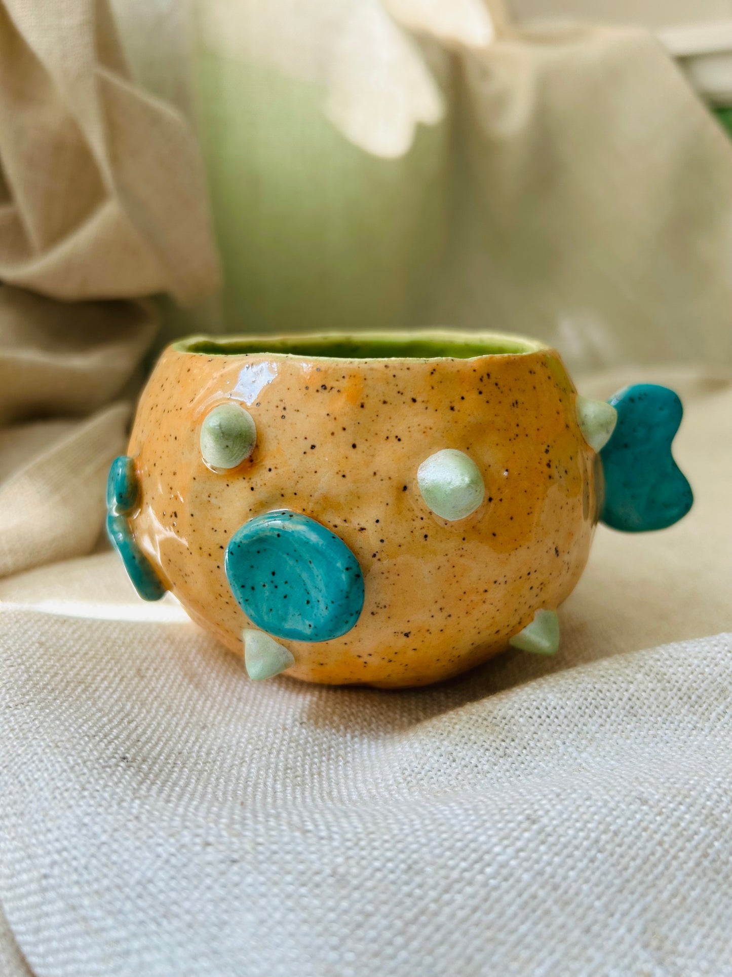 Sealife Cup- Puffer Fish