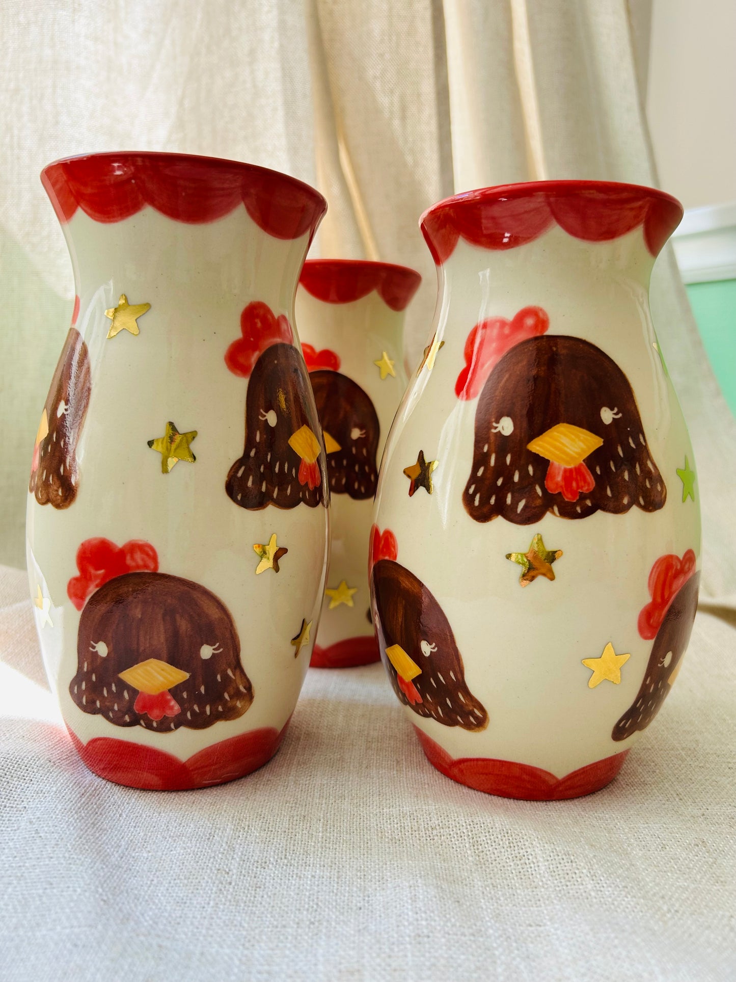 Chicken Vase