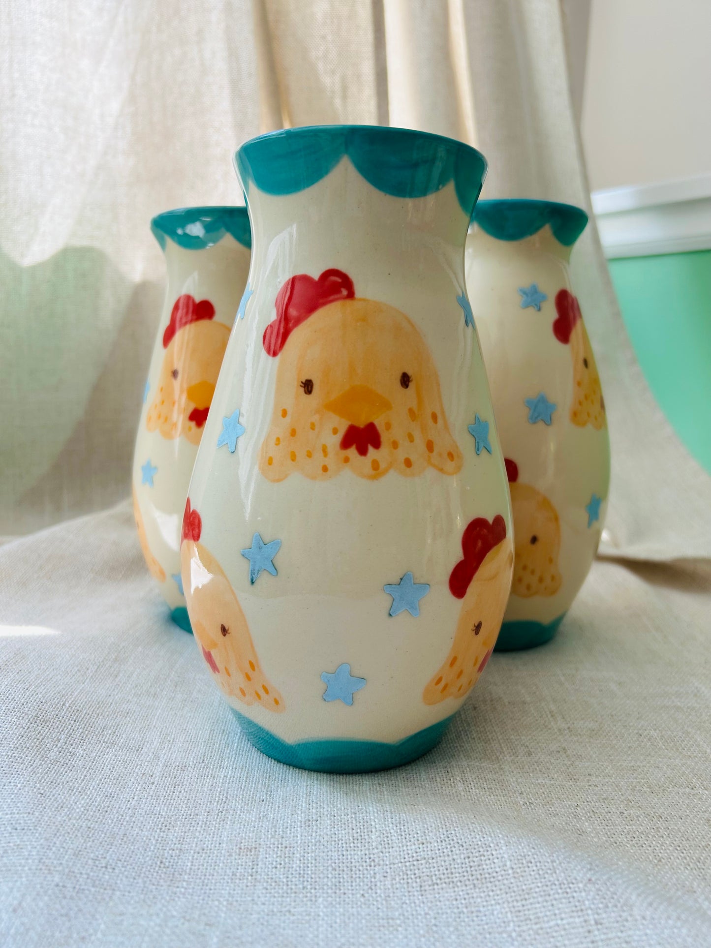 Chicken Vase