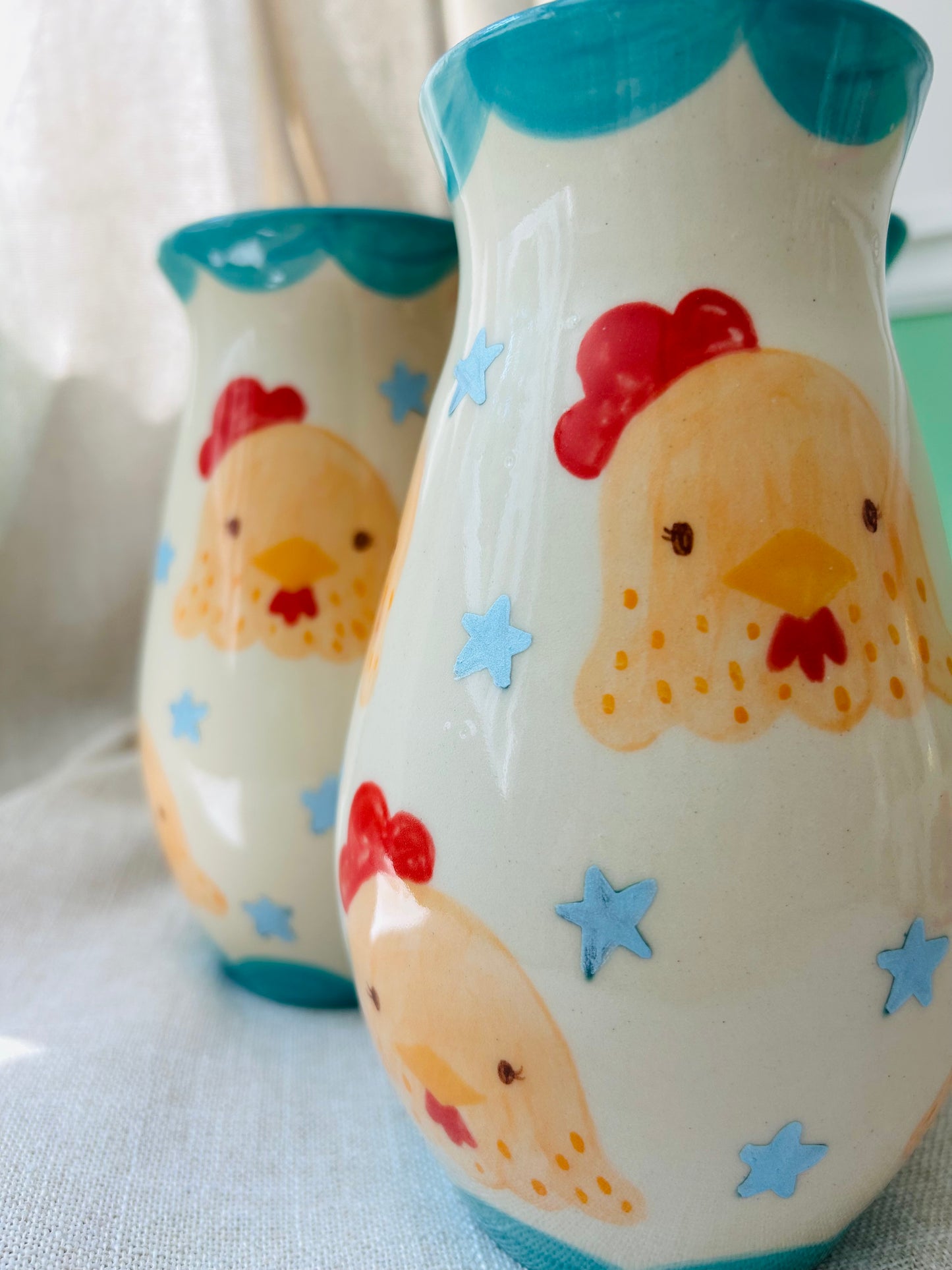 Chicken Vase