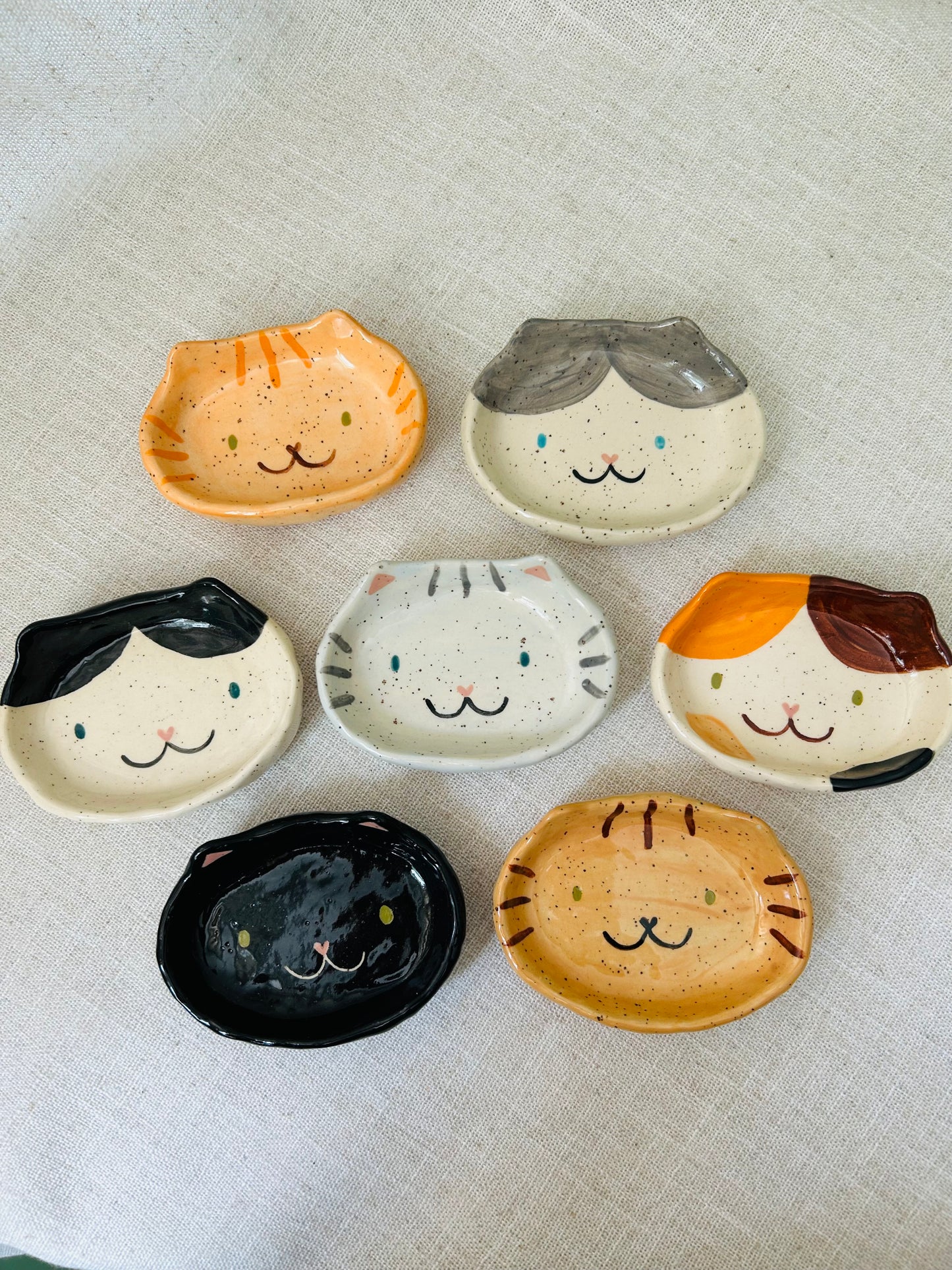 Cat Face Trinket Dish