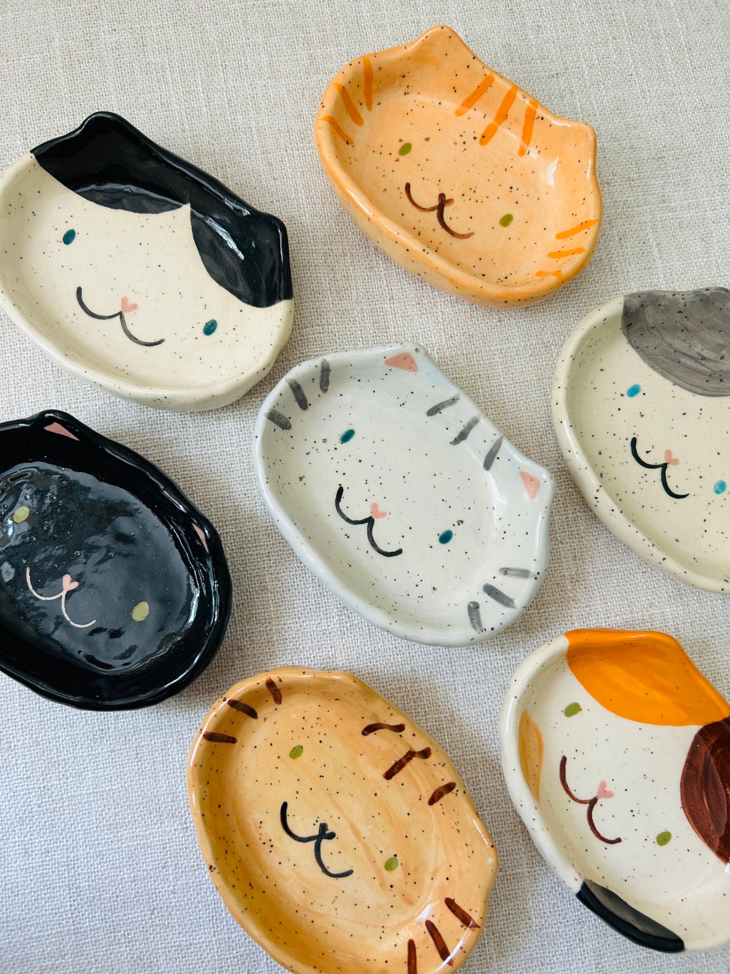 Cat Face Trinket Dish