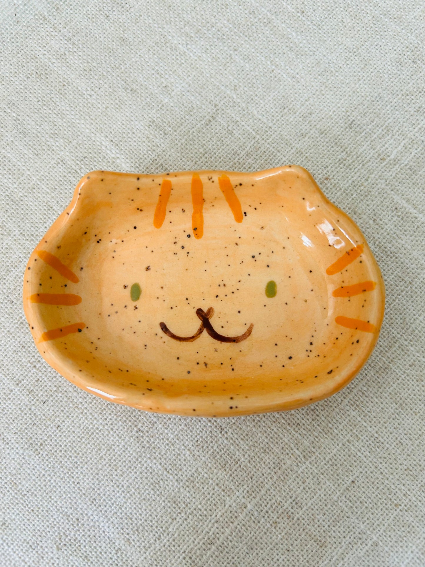 Cat Face Trinket Dish