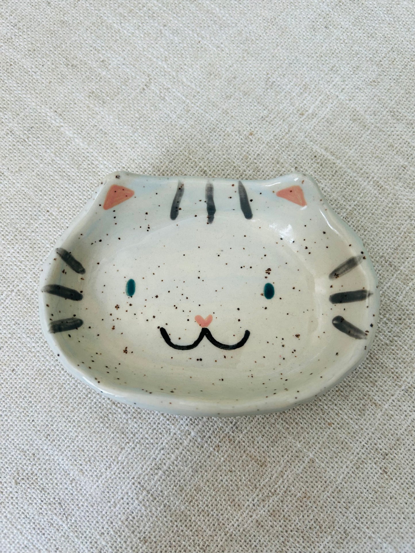 Cat Face Trinket Dish