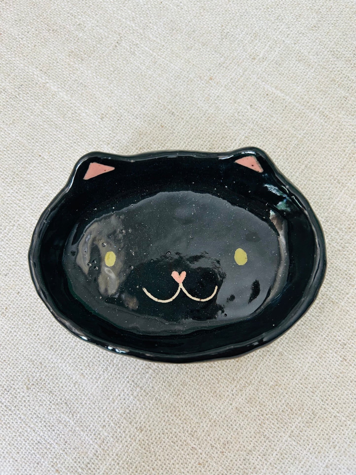 Cat Face Trinket Dish