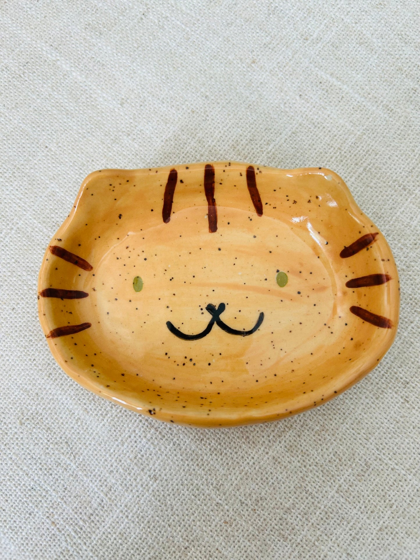 Cat Face Trinket Dish