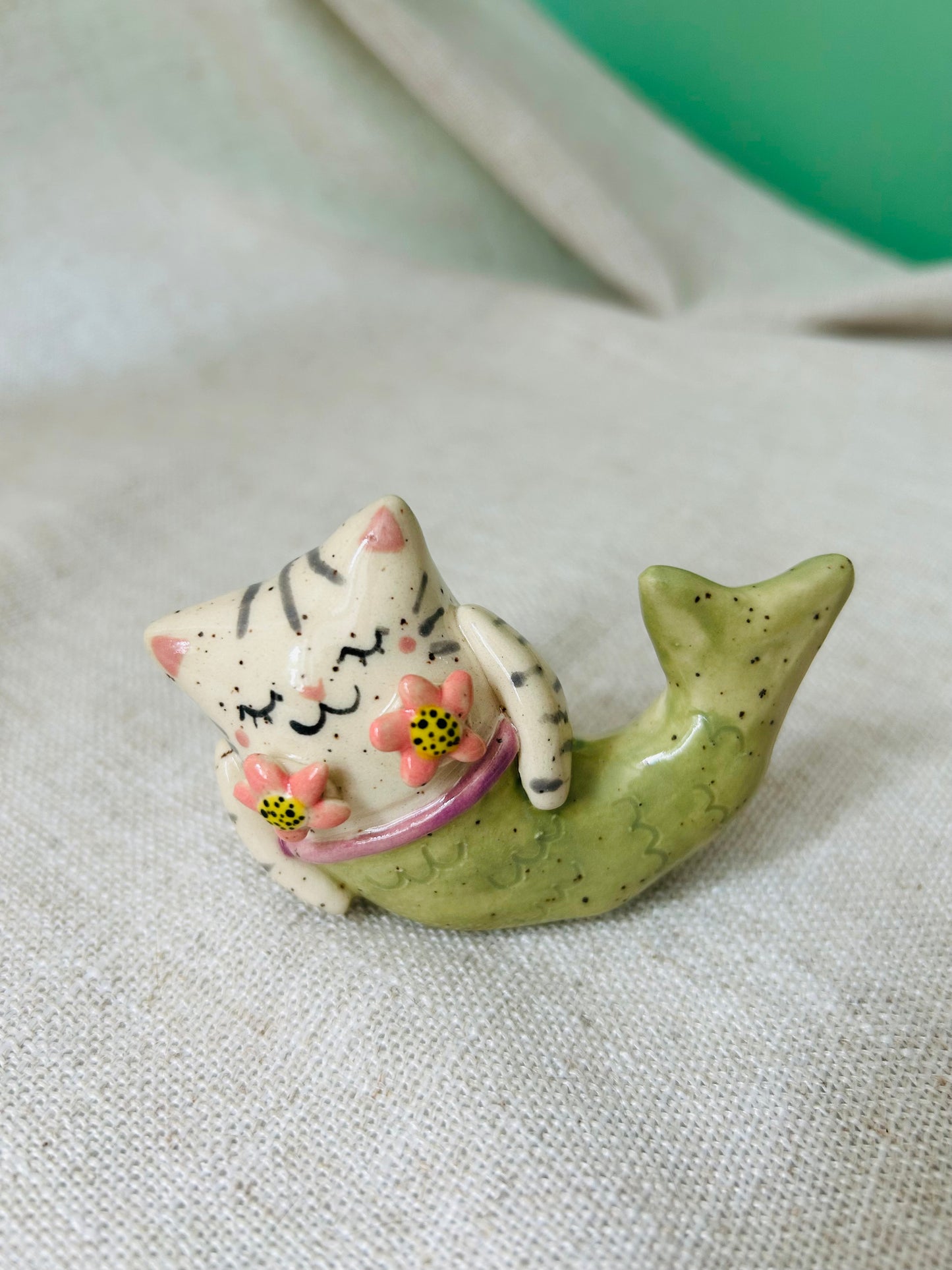 Cat Figurine- Purrmaids