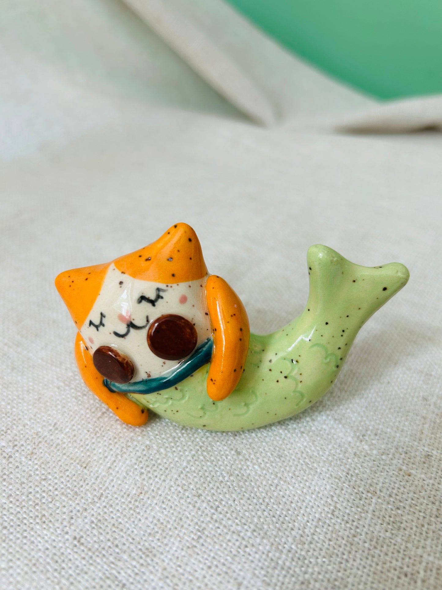 Cat Figurine- Purrmaids