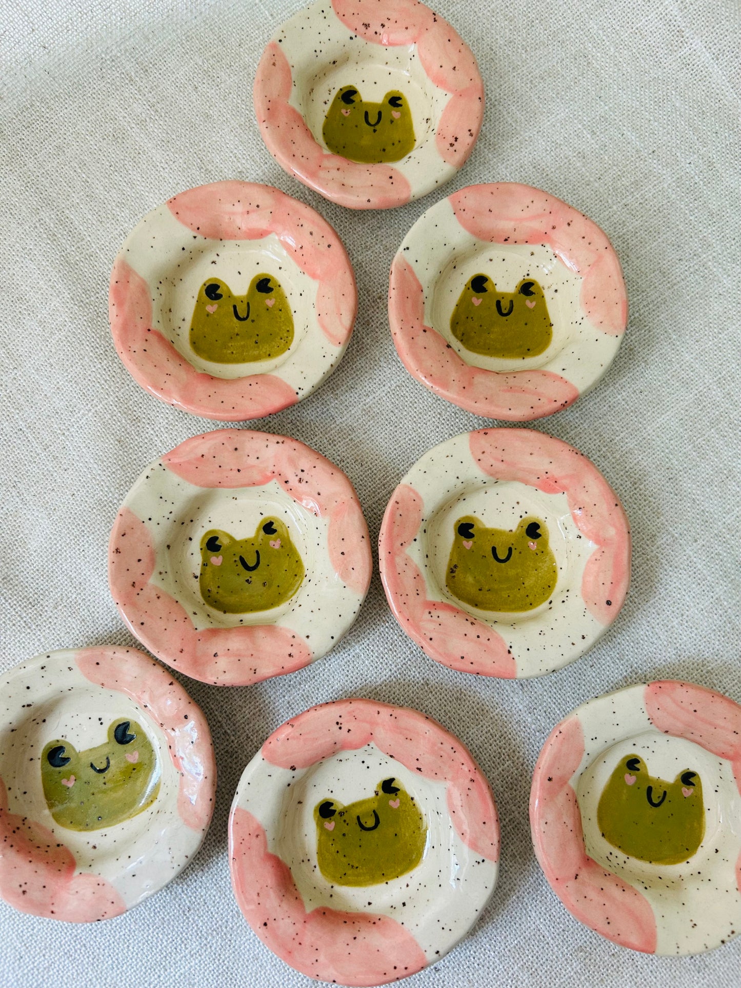 Frog Mini Round Trinket Dish