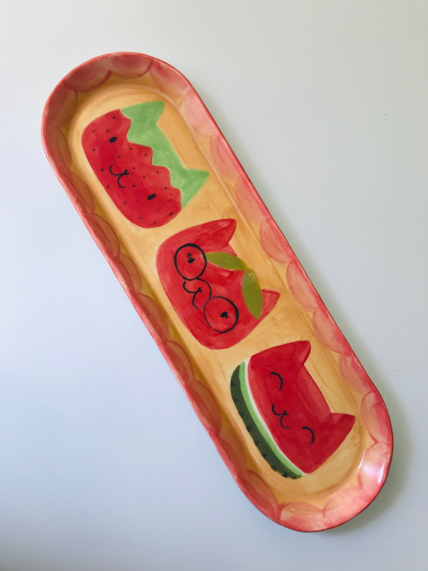 Cat Platter- Fruits Cats