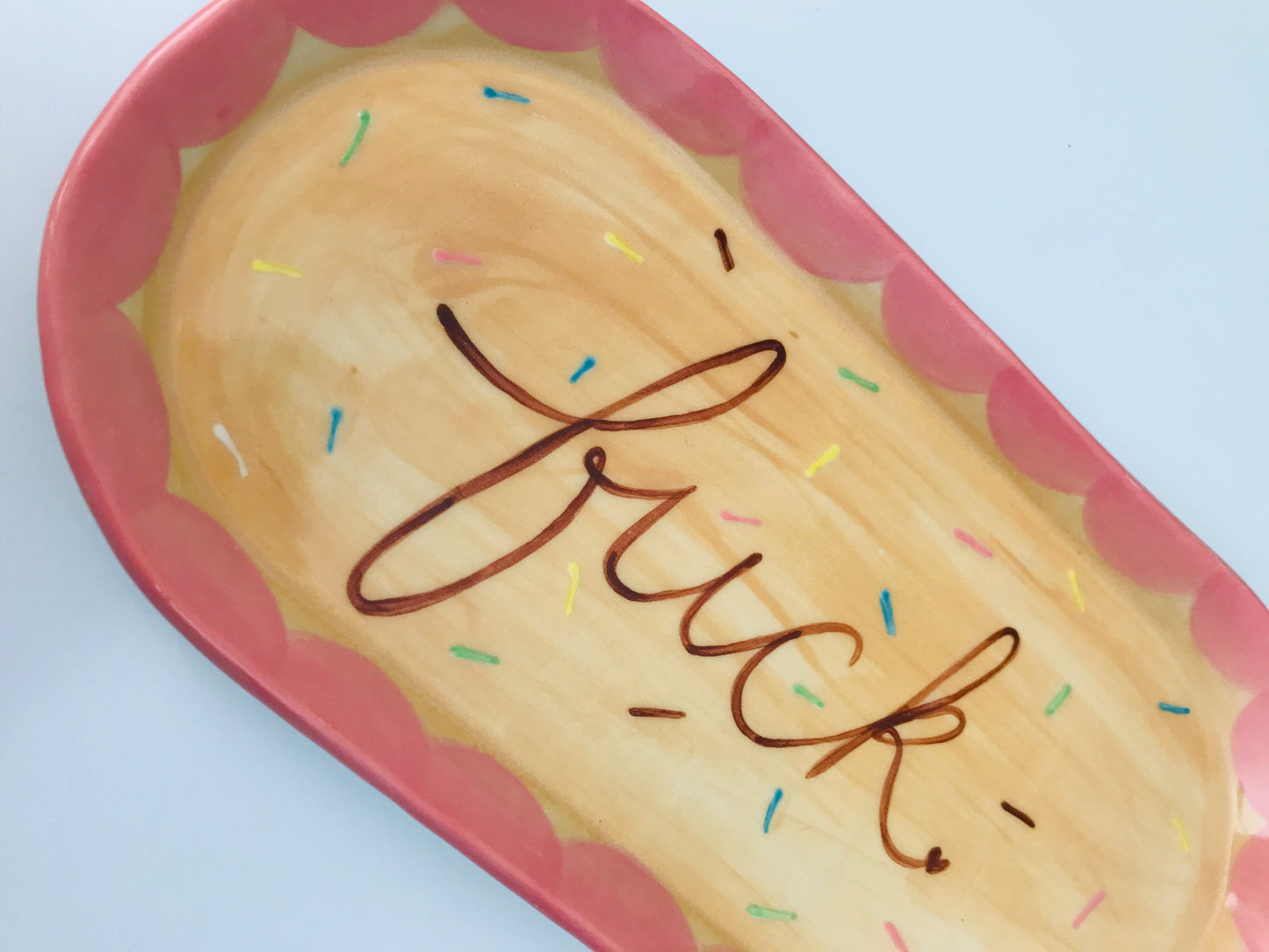 Profane Platter- strawberry cake