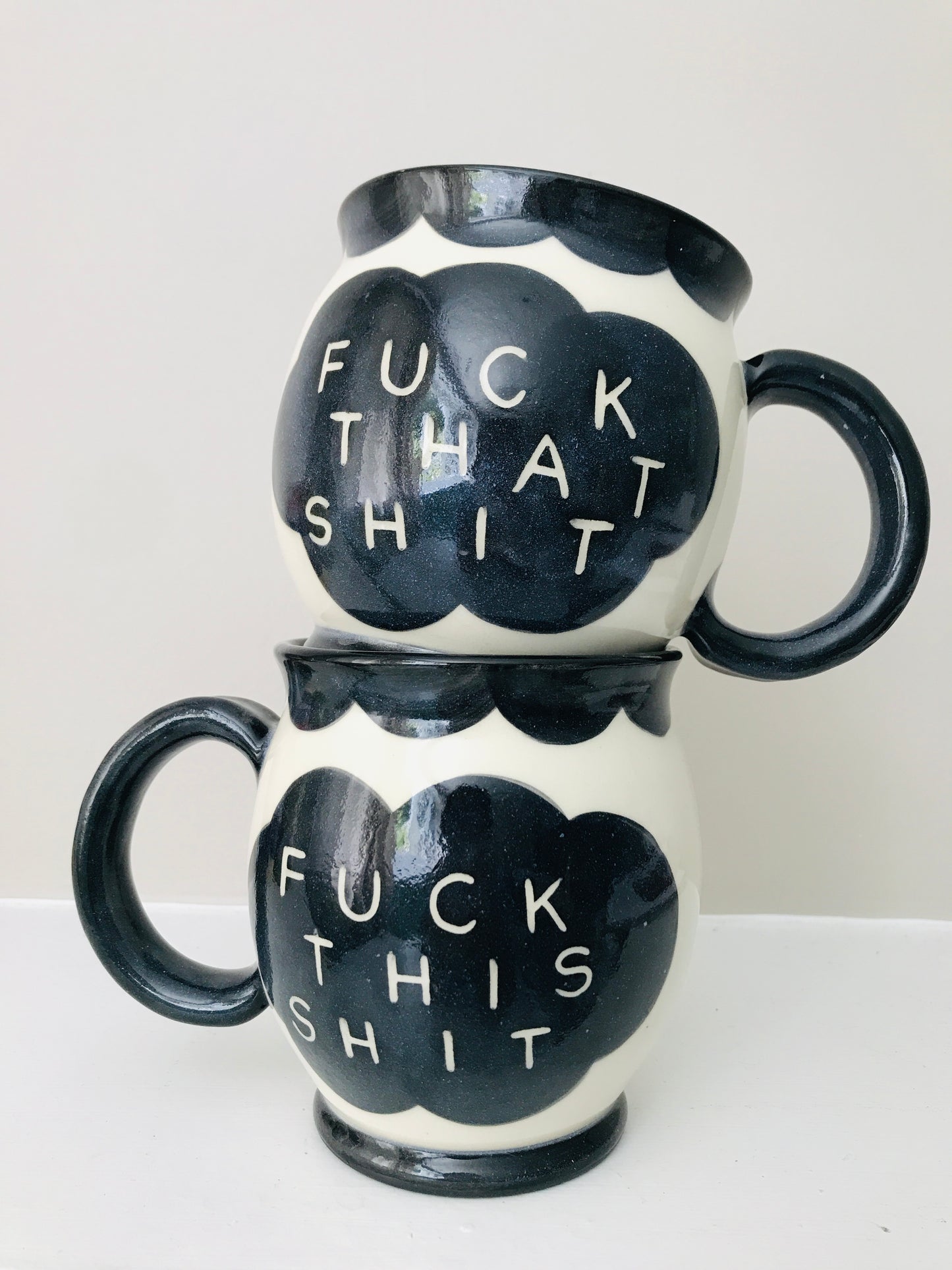 Profane Mug- Fuck This Shit, Fuck That Shit Mug- Noir