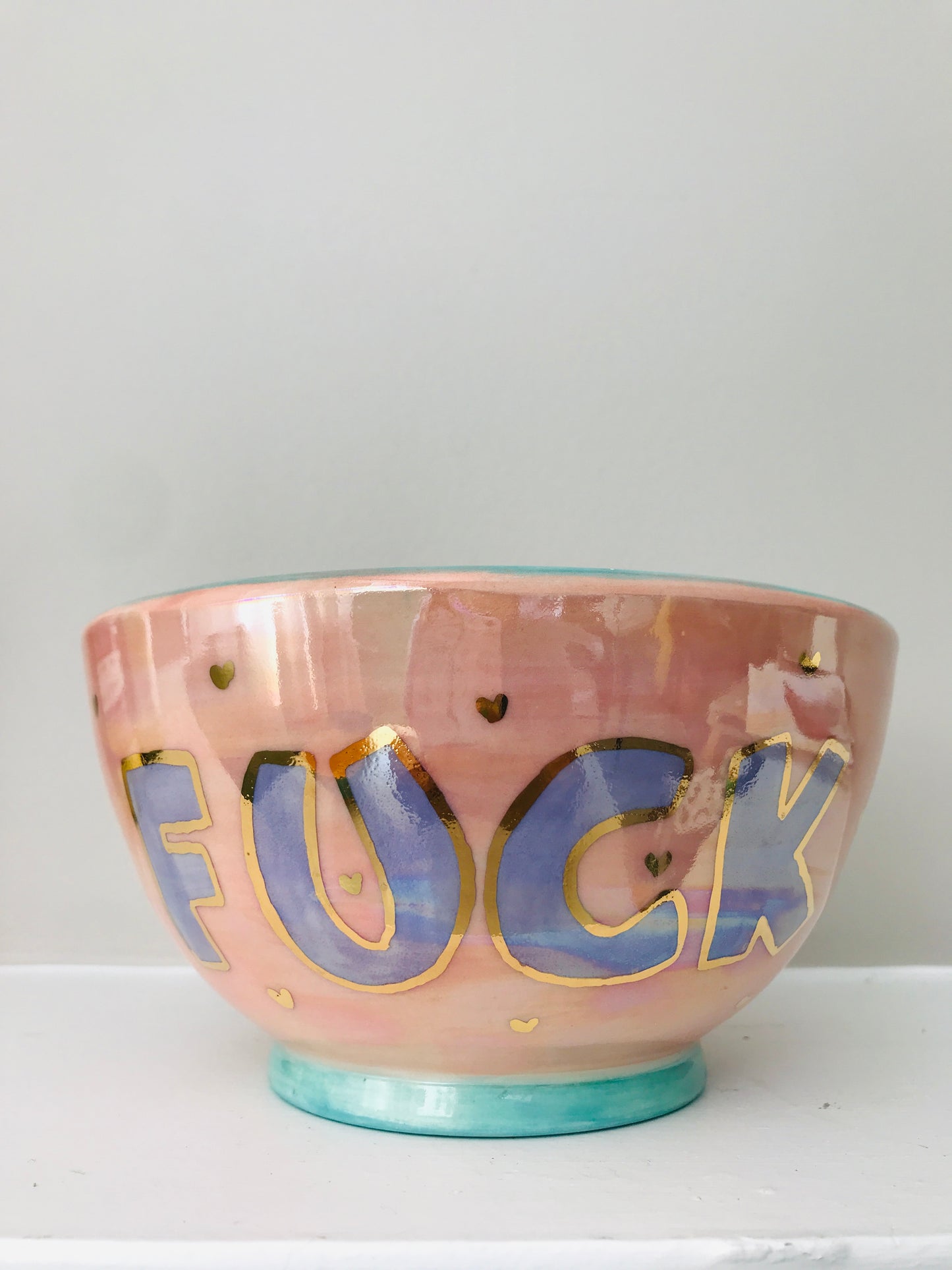 Profanity Cereal Bowl- Pastels