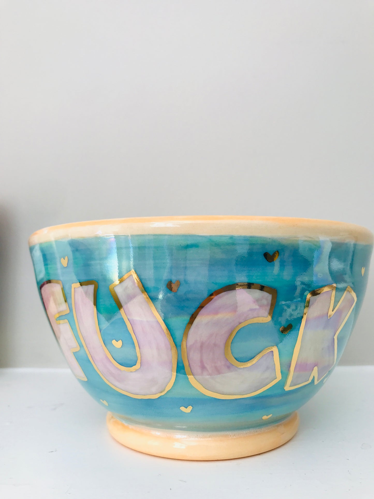 Profanity Cereal Bowl- Pastels