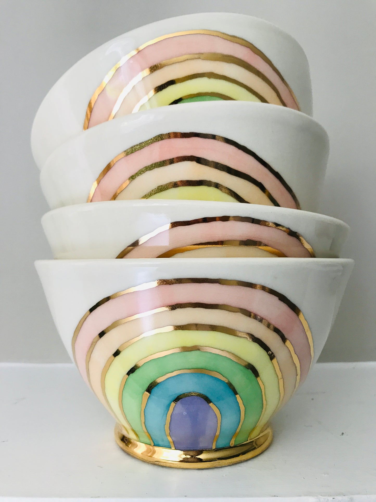 Rainbow Cereal Bowl