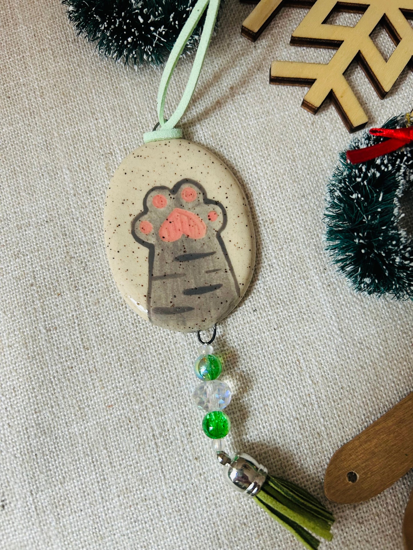 Cat Paw Ornament C