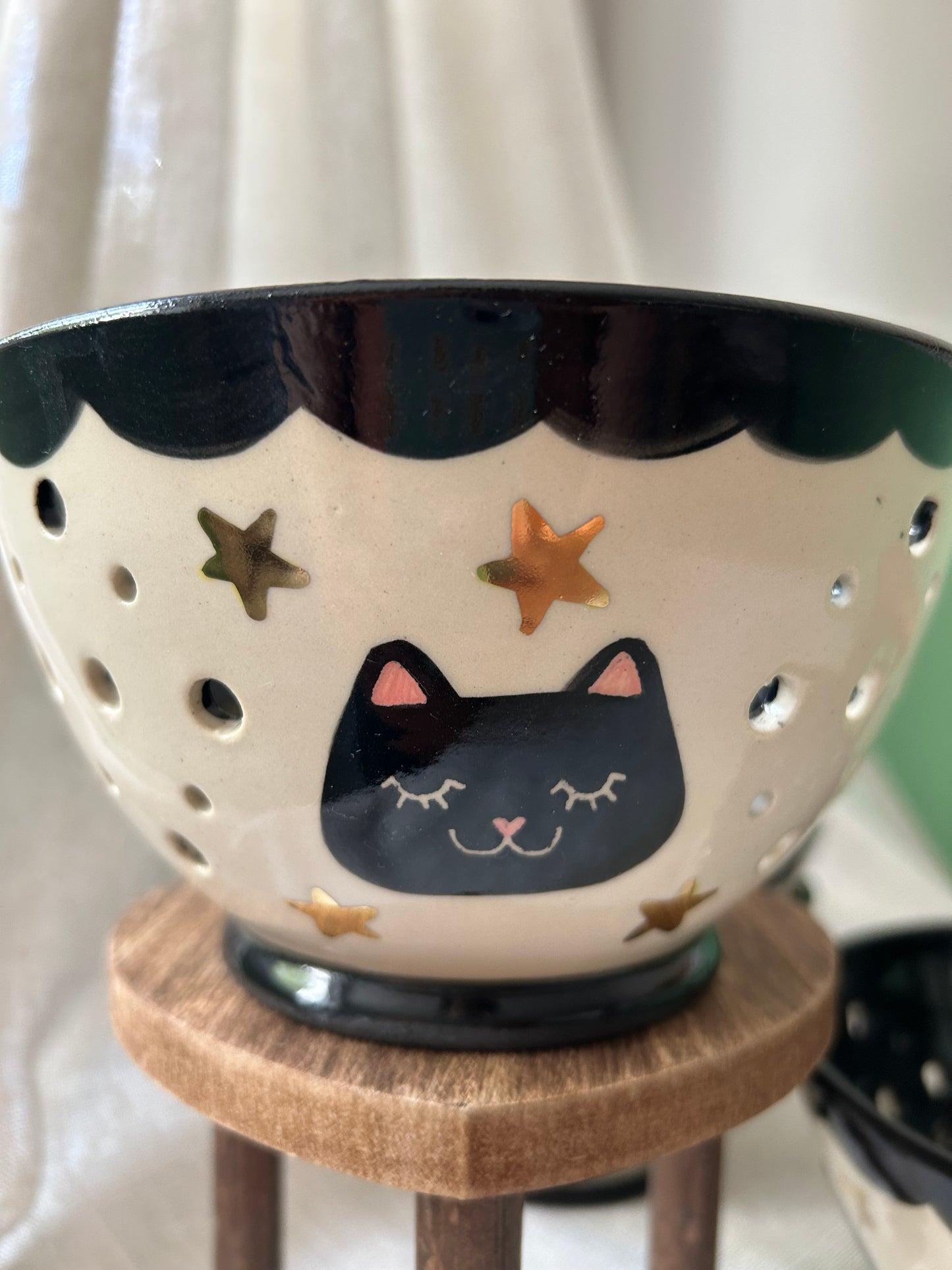 Cat Berry Bowl- Starry