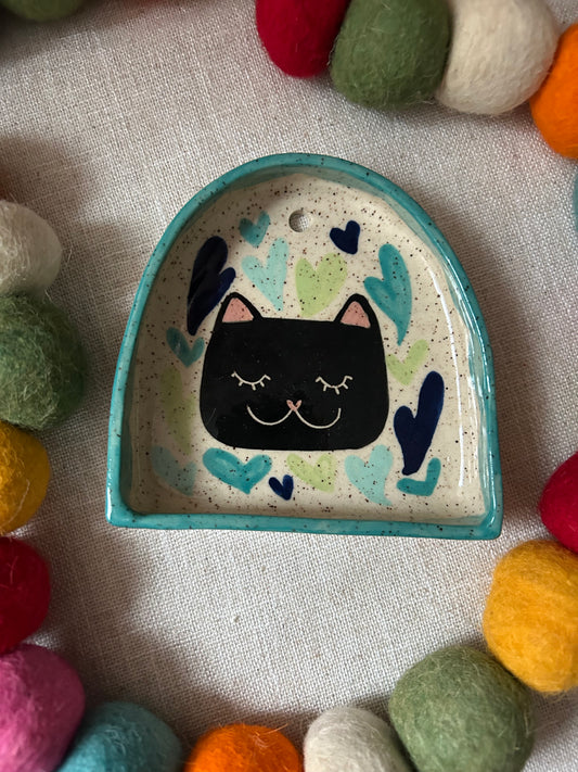 Cat Wall Shrine - Black