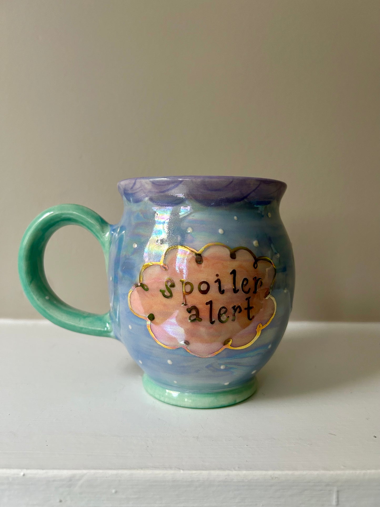 Spoiler Alert: Everyone Dies Mug Pastel!