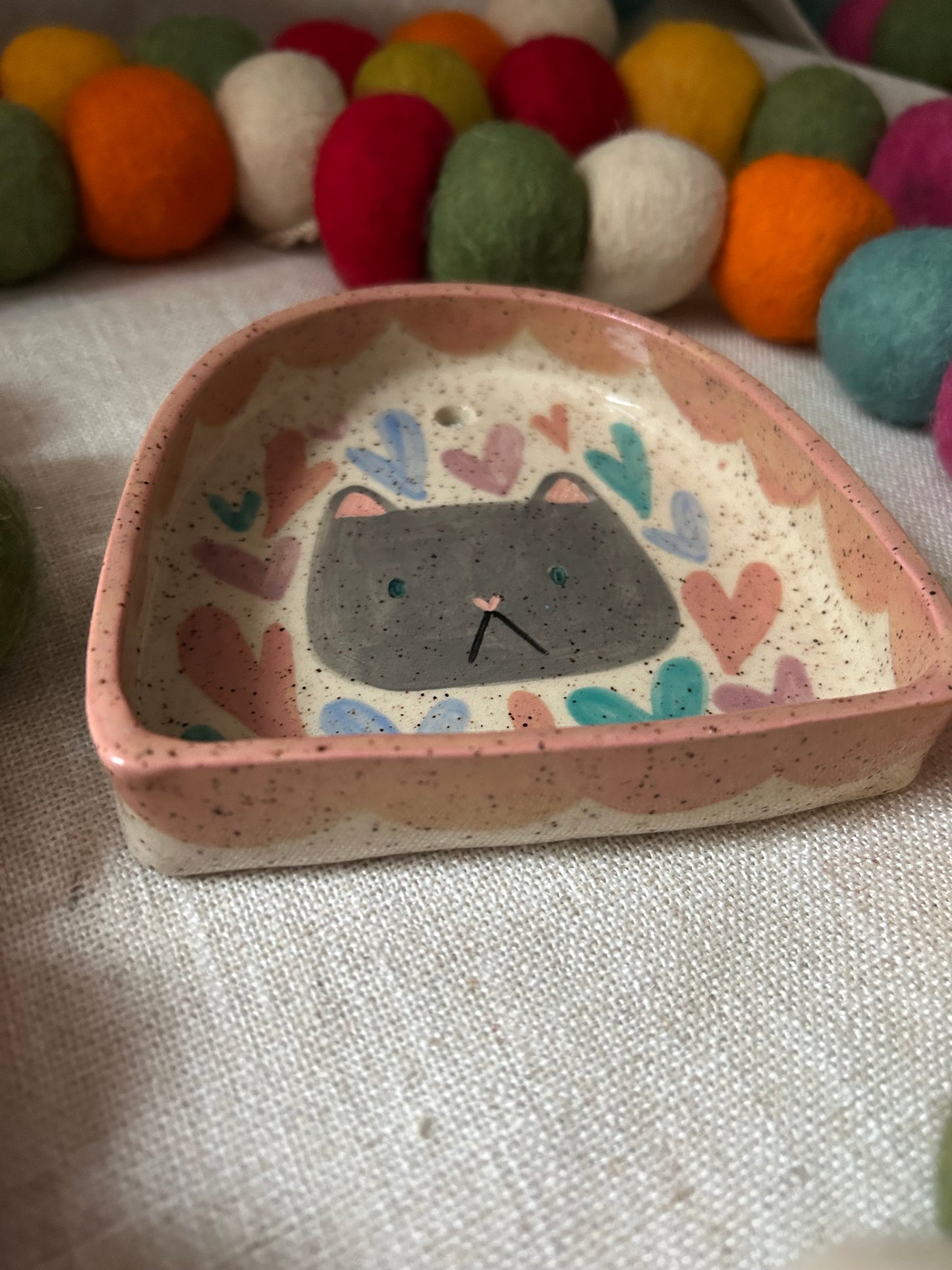 Cat Wall Shrine - Grey