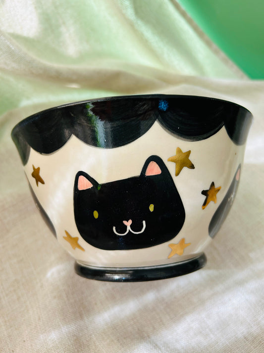 Cat Ramen Bowl- Starry