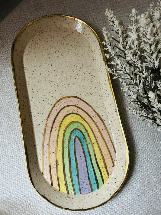 Rainbow Large Dish