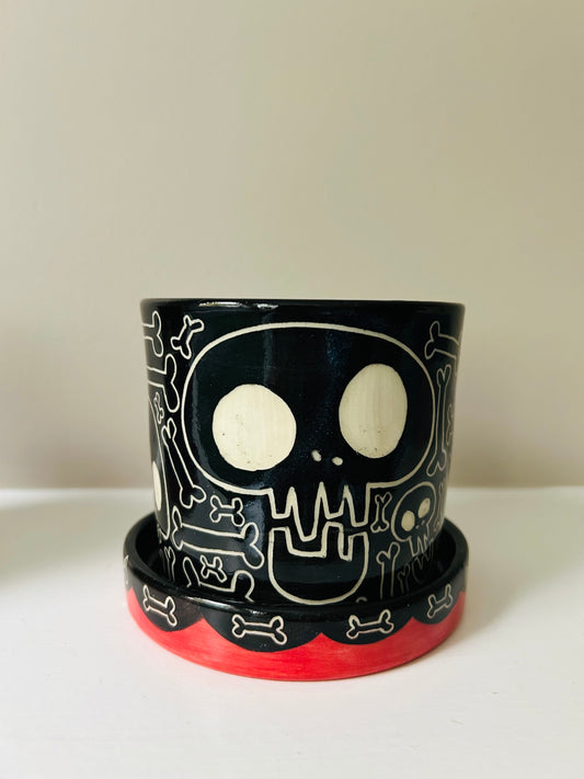 Skull & Bones Planter