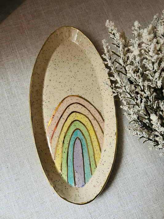 Rainbow Dish Oval