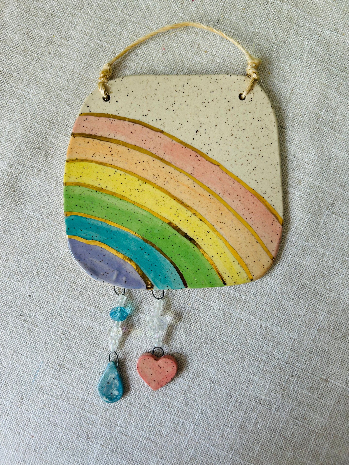 Rainbow Wall Decor: Crystal medium