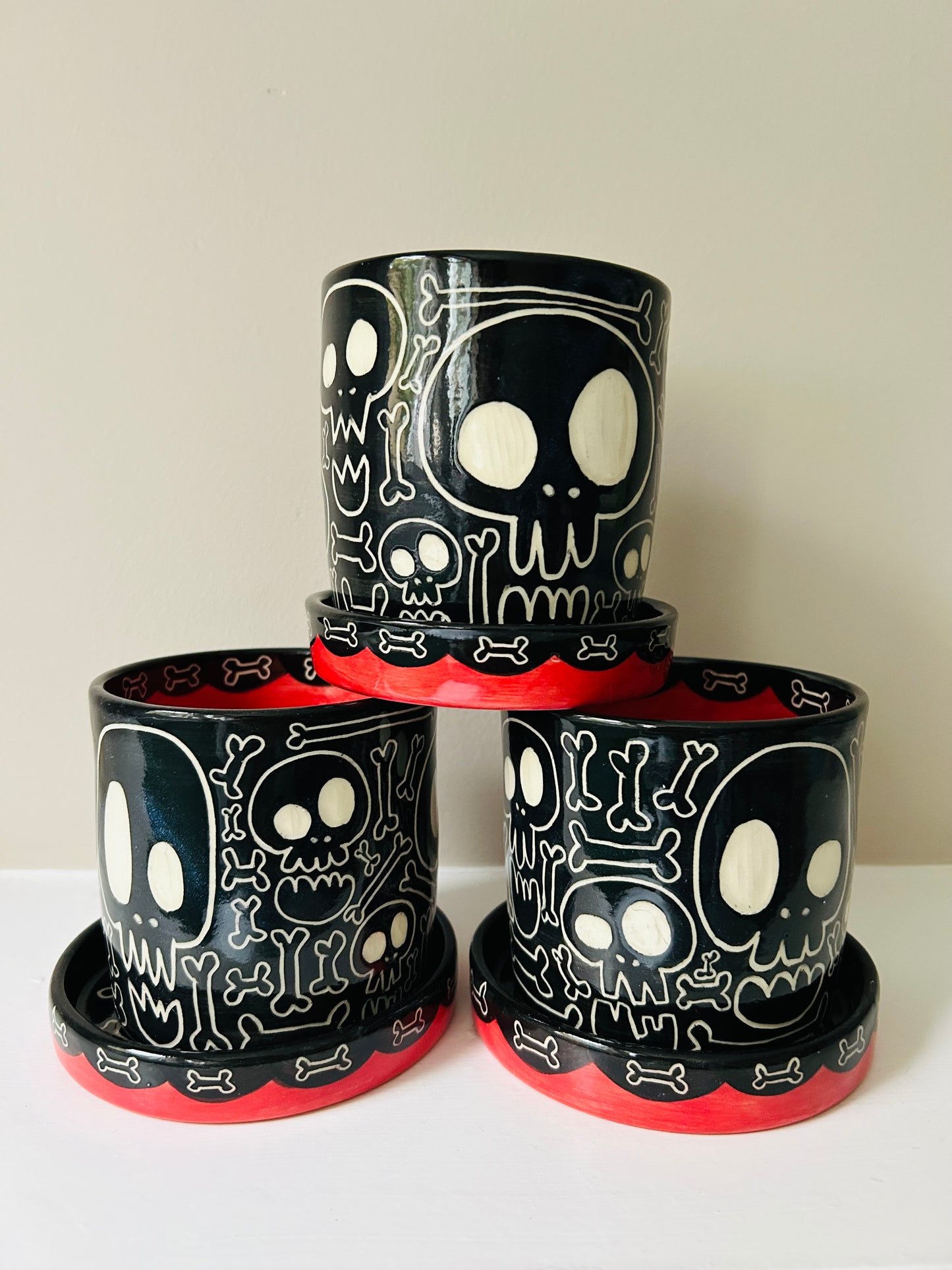 Skull & Bones Planter