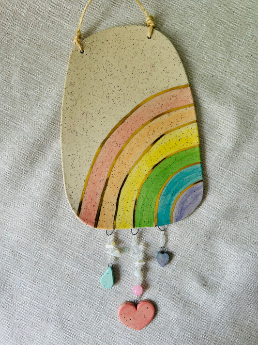 Rainbow Wall Decor: Beachy