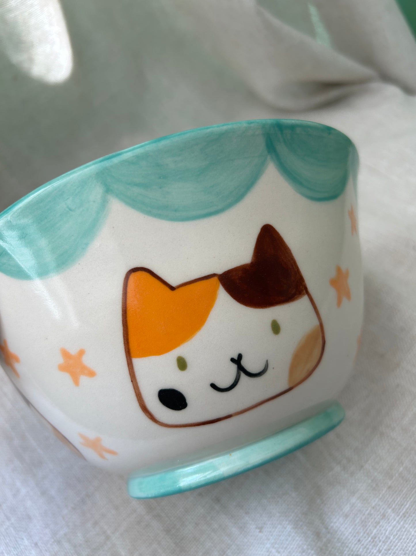 Cat Ramen Bowl- Calico