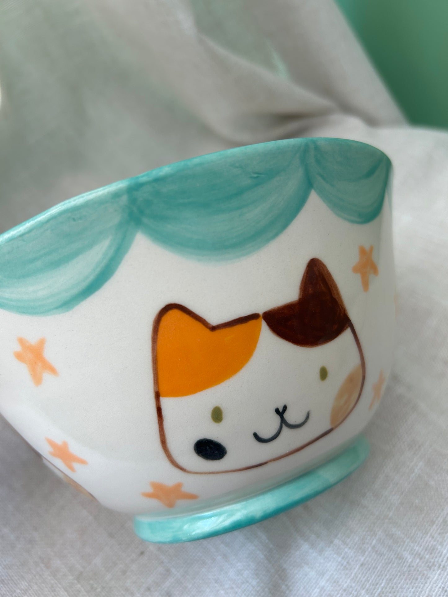 Cat Ramen Bowl- Calico