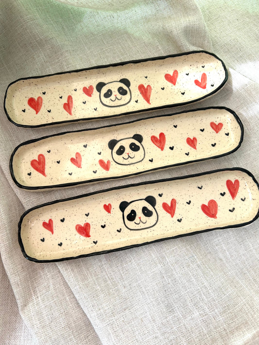 Panda Long Trinket Dish