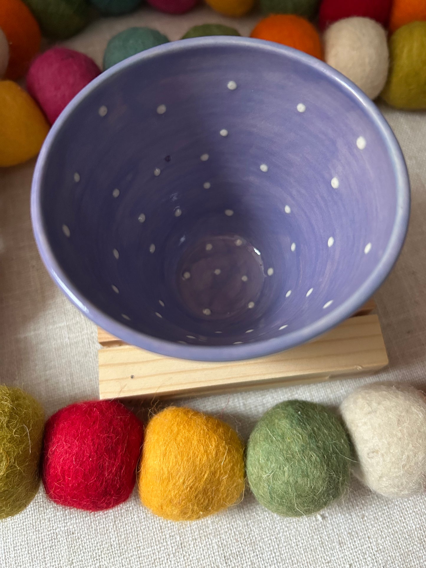 Cat Cup: Yarn Lavender