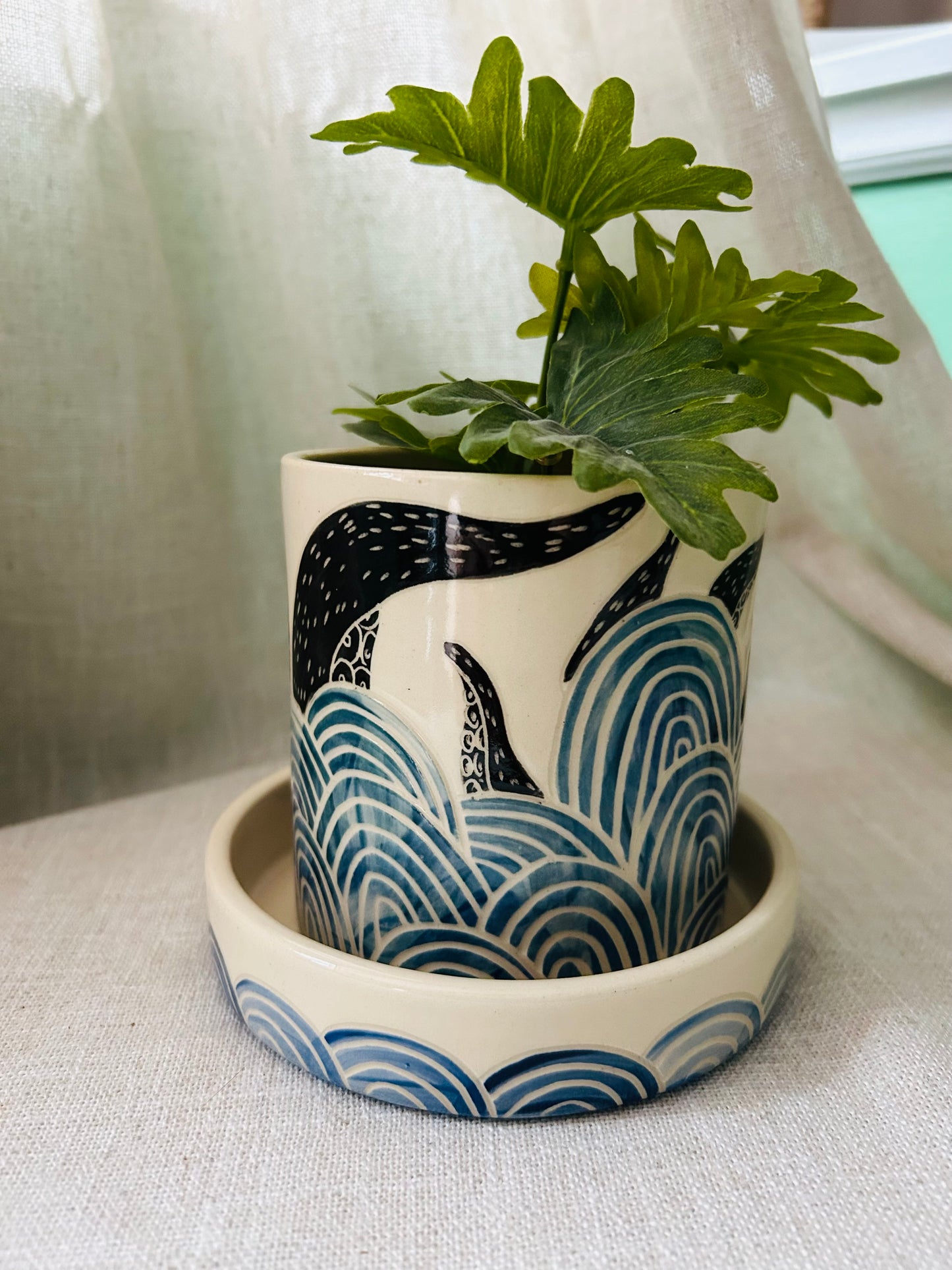 Sealife Planter: Black Tentacles