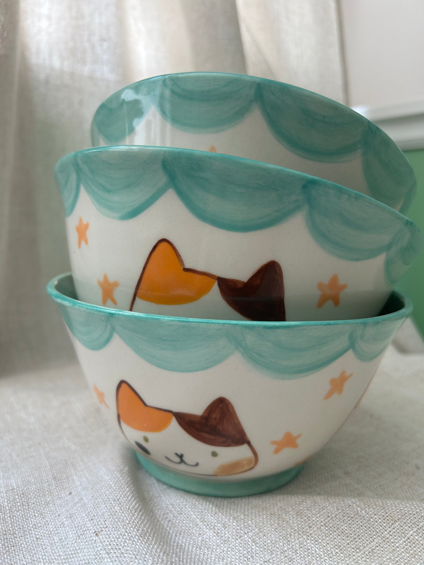 Cat Ramen Bowl- Calico