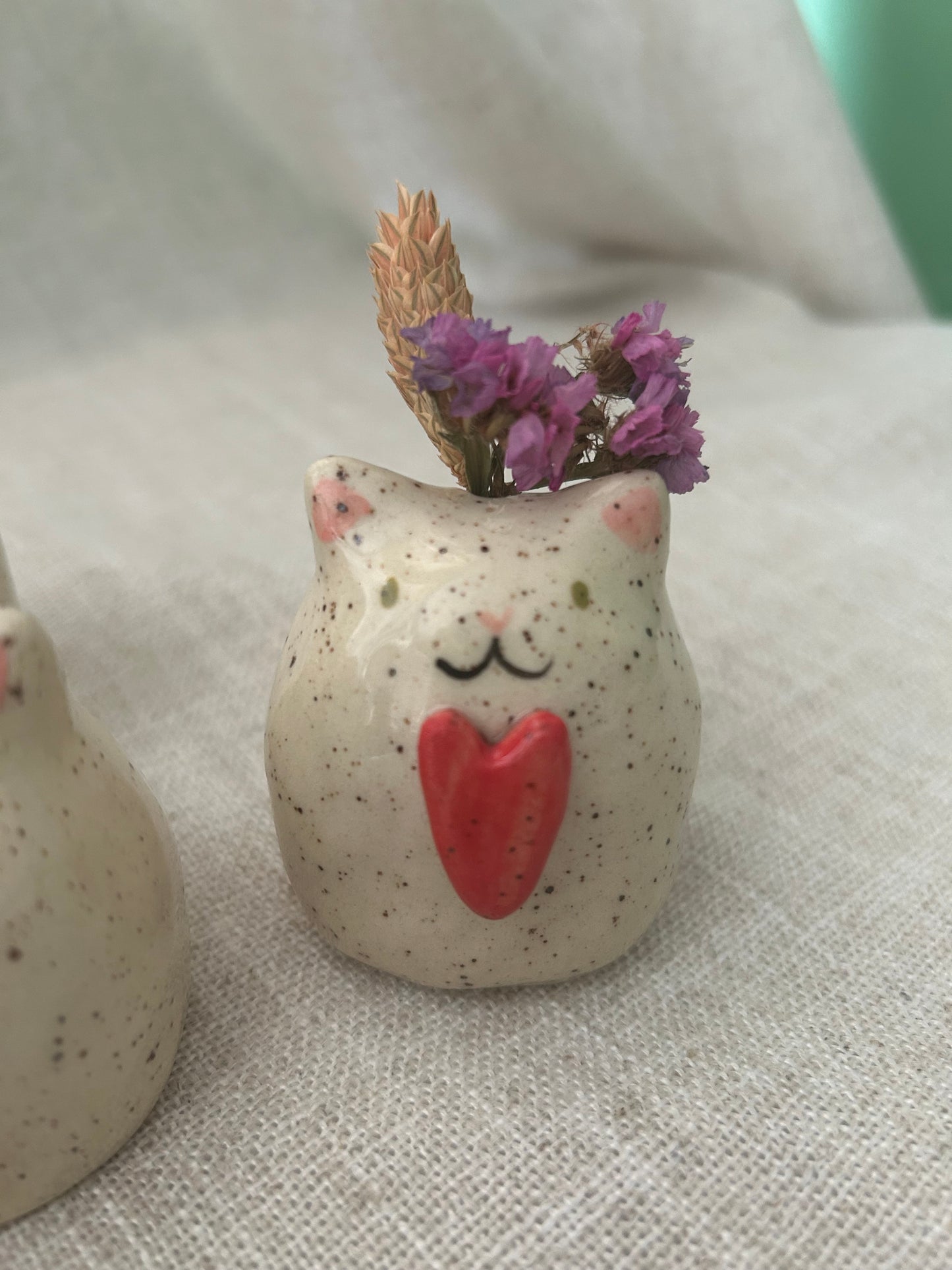 Cat Bud Holder- You have my Heart