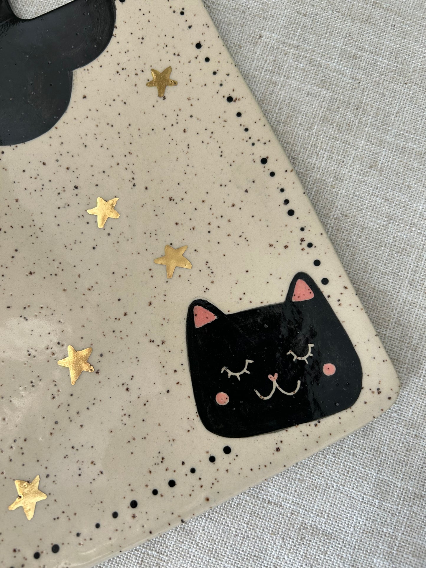 Cat Charcuterie Board- Starry